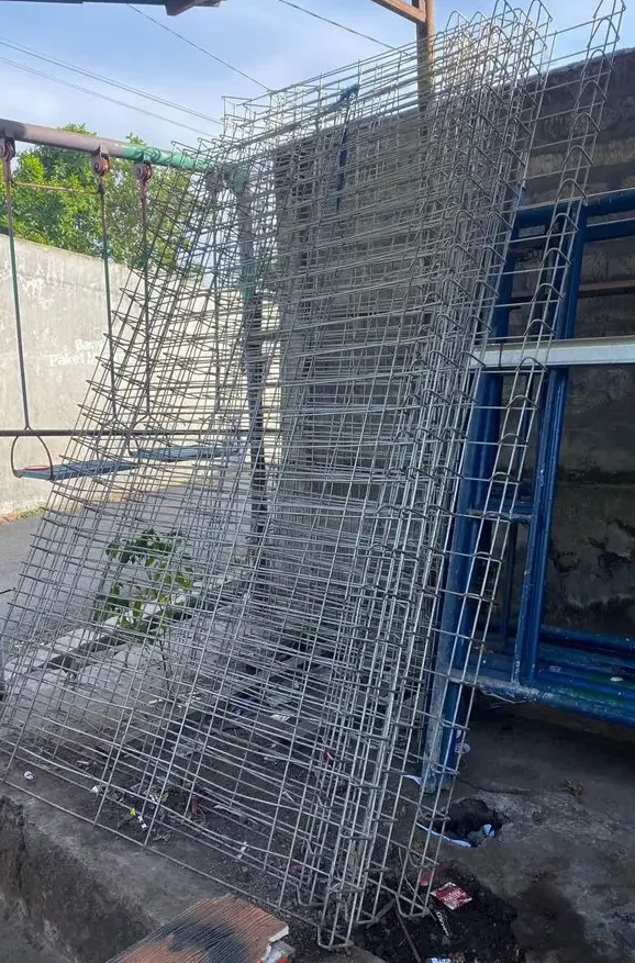 Tiang Pagar BRC Pipa Galvanis